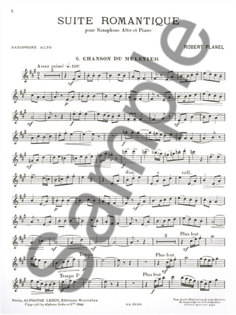 Robert Planel: Suite Romantique 6